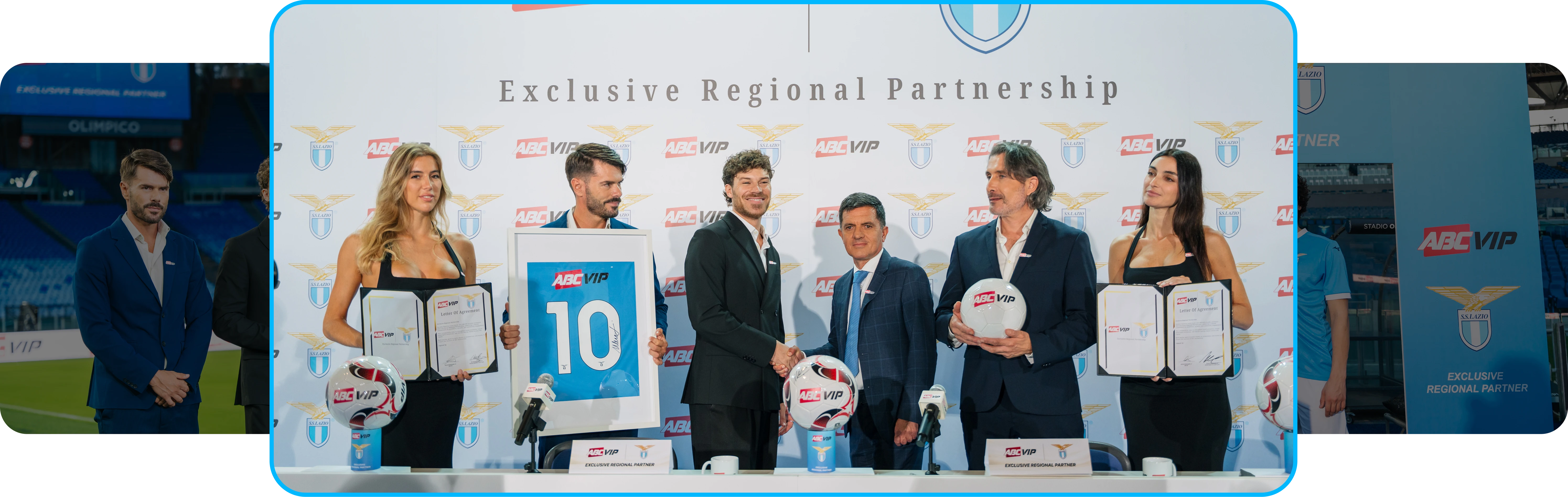 Parceria exclusiva regional Lazio e ABCVIP